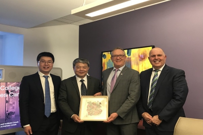 我院院长王建良教授一行赴美洲二国外事访问圆满结束