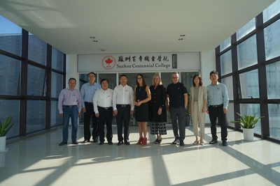 “百年”共聚谋发展 携手共进赢未来 ——我校外方举办方加拿大百年理工学院代表团一行来苏交流访问